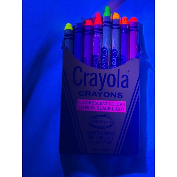 Crayola Other - Crayola Crayon Fluorescent 8 Count Vintage No. 8F